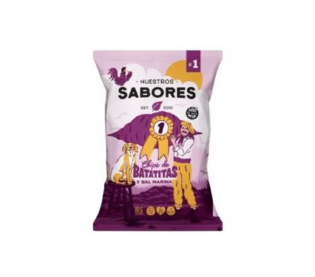 CHIPS NUESTROS SABORES BATATITAS S/TACC 80 GR