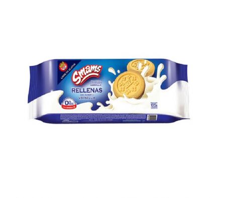 GALLETA SMAMS RELLENA VAINILLA 105G