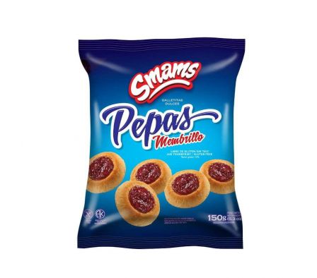 GALLETITAS SMAMS PEPAS MEBRILLO 150G
