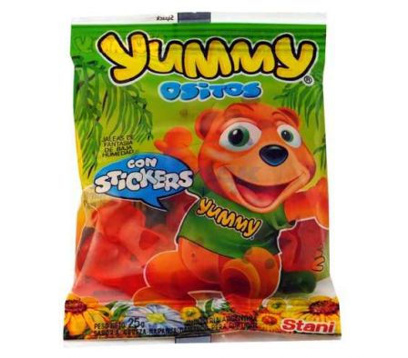GELATINA YUMY OSITOS 30GR 