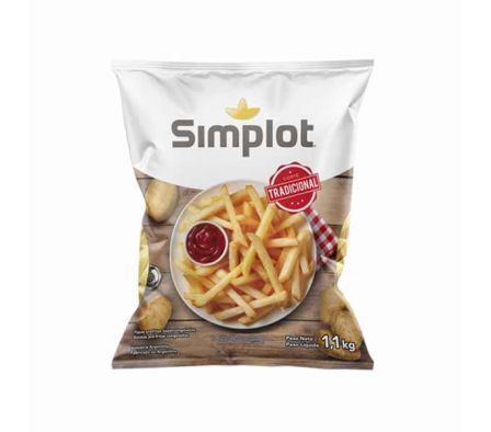 PAPAS FRITAS SIMPLOT TRADICIONAL CONGELADO 1100 KL