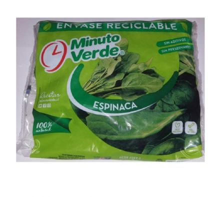 ESPINACA MINUTO VERDE 350GR