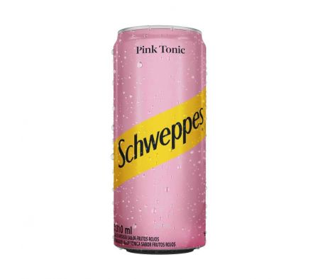 AGUA TONICA SCHWEPPES PINK TONIC LATA 310ML 