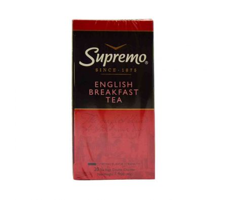 TE SUPREMO ENGLISH BREAKFAST 20 SAQUITOS