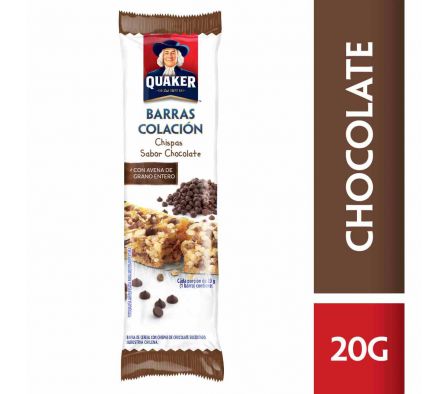 CEREAL BARRA QUAKER CHISPA CHOCOLATE 18GR