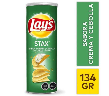 PAPAS  FRITAS LAY'S STAX SCO 134GR