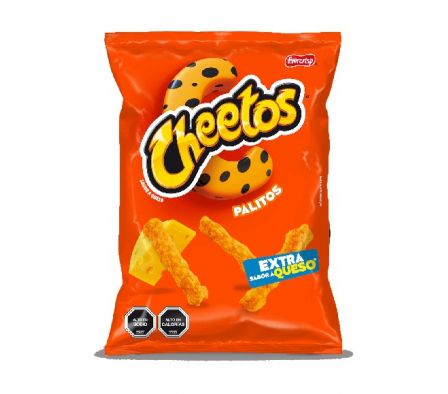 PALITOS CHEETOS CON EXTRA QUESO 110GR 