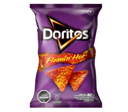 DORITOS FLAMIN HOT 82GX17X1 UY
