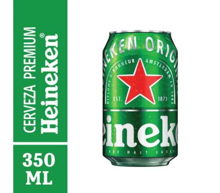 CERVEZA HEINEKEN LATA 350 ML
