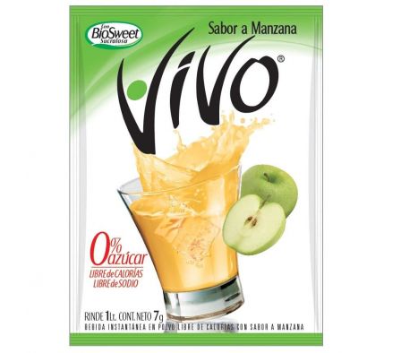 JUGO EN POLVO VIVO MANZANA 8GR
