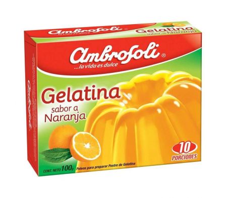 GELATINA AMBROSOLI NARANJA 100GR