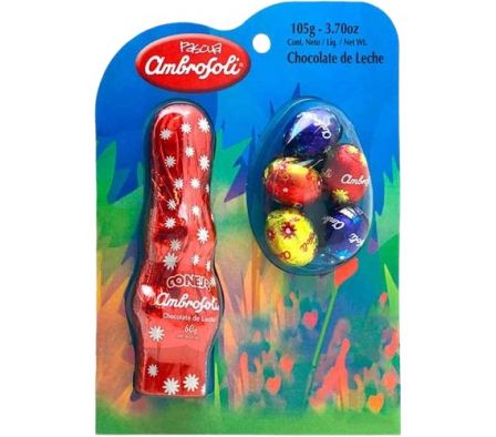 HUEVO DE PASCUA AMBROSOLI MIX 111GR