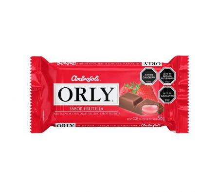 CHOCOLATE AMBROSOLI ORLY FRUTILLA 115GR