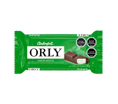 CHOCOLATE ORLY TABLETA MENTA 120GR