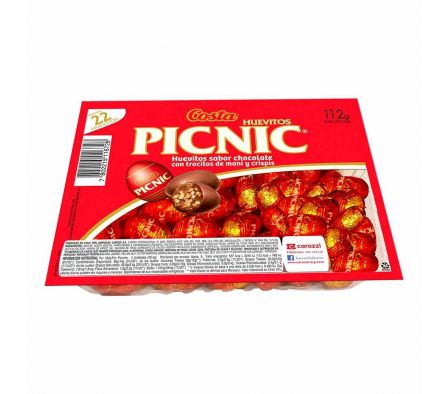 BANDEJA HUEVO COSTA PICNIC 3,8 GR