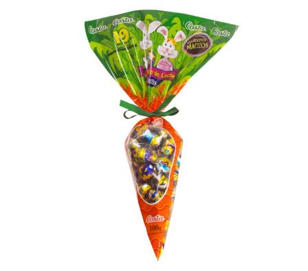 CHOCOLATE COSTA BOLSA ZANAHORIA 105GR