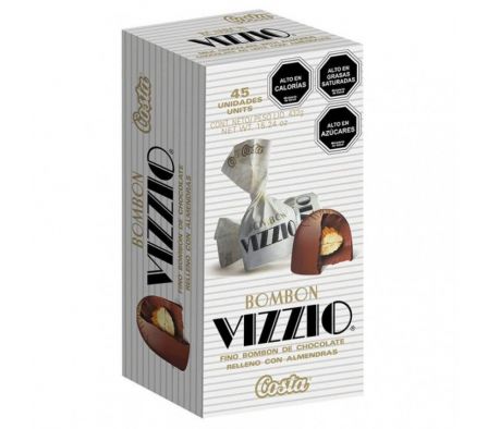 CHOCOLATE COSTA BOMBON VIZZIO DISP 10GR
