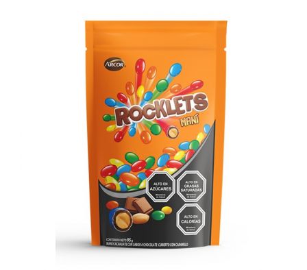 CHOCOLATE ROCKLETS DOYPACK 150GR