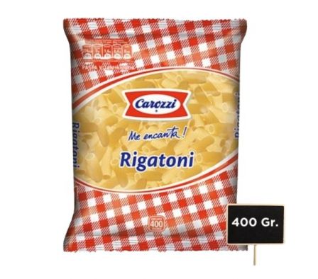 FIDEO CAROZZI RIGATONI 400GR