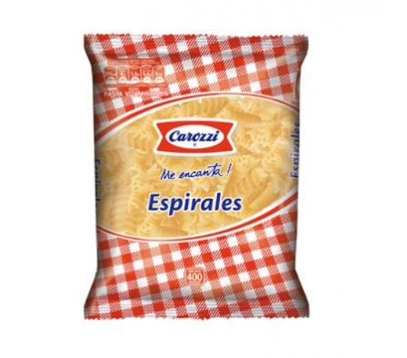 FIDEO CAROZZI ESPIRALES 400GR
