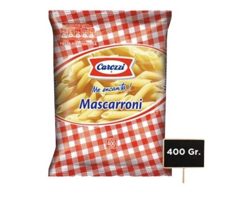 FIDEO CAROZZI MASCARRONI 400GR