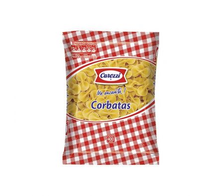 FIDEO CAROZZI CORBATAS 400GR
