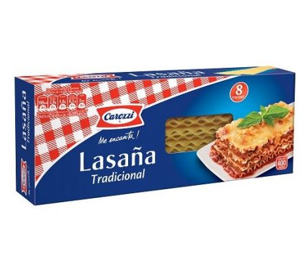 FIDEO CAROZZI LASANAS 400GR