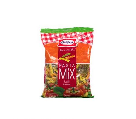FIDEO CAROZZI FUSILLI TRICOLORI 400GR