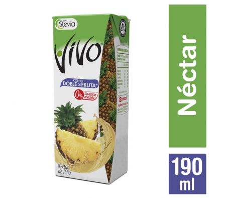 JUGO VIVO NECTAR PIÑA 190ML