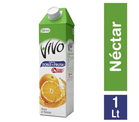 JUGO VIVO NECTAR NARANJA 1LT