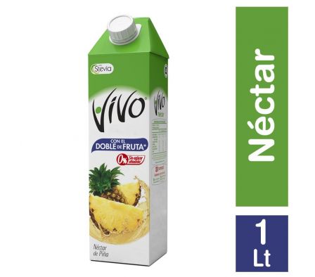 JUGO VIVO NECTAR PIÑA 1LT