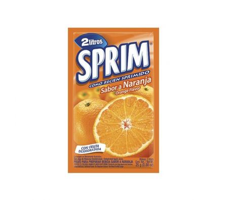 JUGO EN POLVO SPRIM NARANJA 25GR