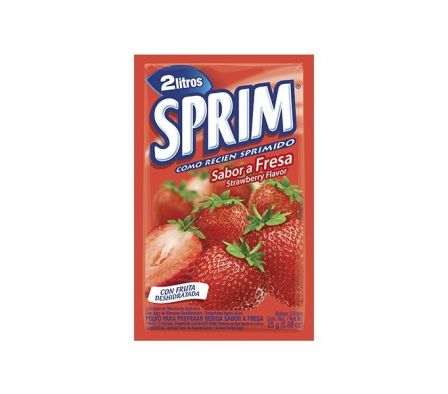 JUGO EN POLVO SPRIM FRUTILLA 25GR
