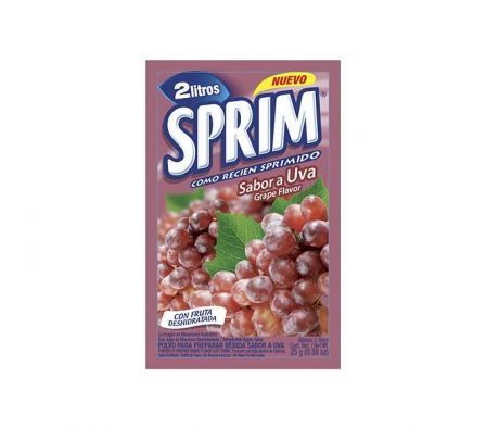 JUGO EN POLVO SPRIM UVA 25GR
