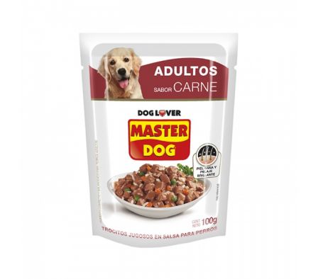 TROCITOS JUGOSOS MASTER DOG P/PERRO ADULTO 100GR