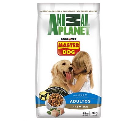 ALIMENTO PARA PERRO MASTER POLLO ARROZ ADULTO 9KG