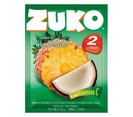 JUGO EN POLVO ZUKO PIÑA COLADA 2LT 20GR