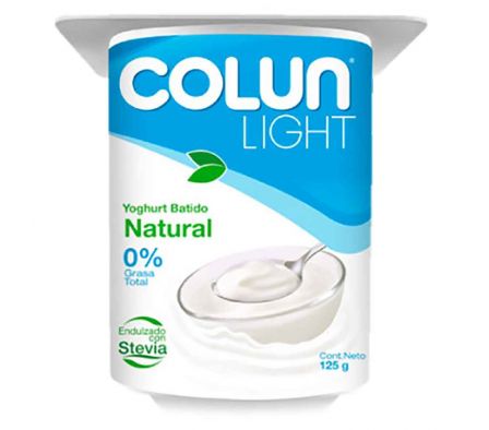 YOGUR LIGHT COLUN NATURAL 125GR