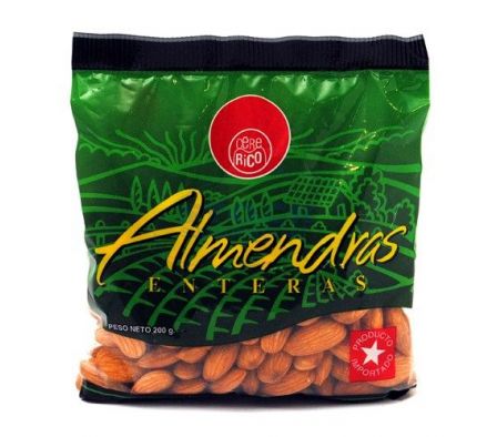 ALMENDRA ENTERAS CERE RICO 200GR