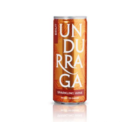ESPUMANTE UNDURRAGA BRUT LATA 250ML