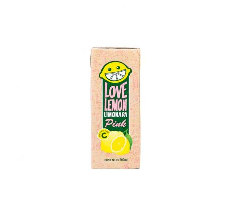 JUGO LOVE LEMON PINK 200ML 