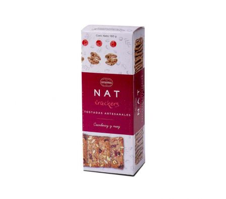 CRACKERS NATNATURAL CRANBERRY Y NUEZ 160 GR
