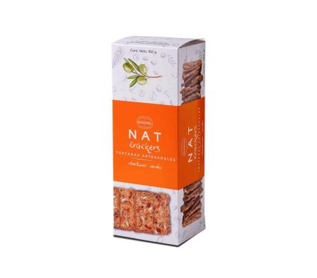 CRACKERS NATNATURAL ACEITUNAS VERDES 160 GR