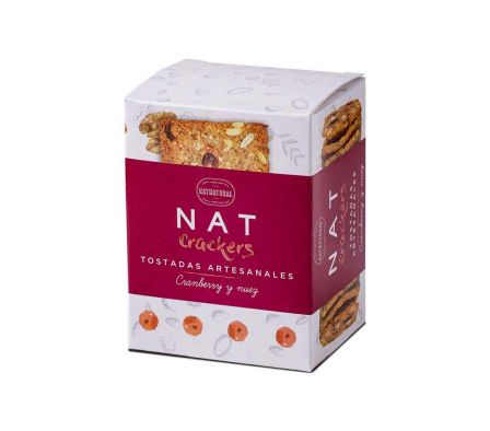CRACKERS NATNATURAL CRANBERRY Y NUEZ 80 GR