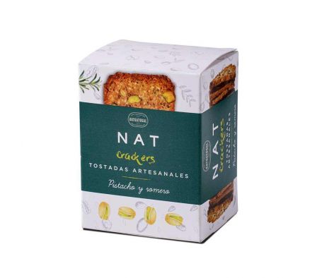 CRACKERS NATNATURAL PISTACHO  ROMERO 80 GR
