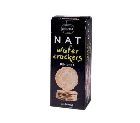 WAFER NATNATURAL CON PIMIENTA 100 GR 
