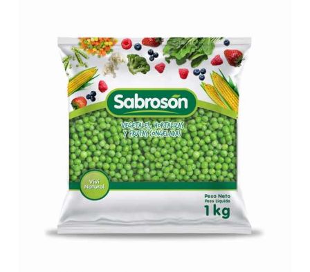 ARVEJA SABROSON CONGELADA 1 KG.