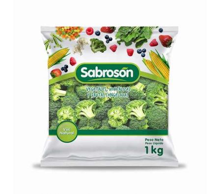 BROCOLI FLORET SABROSON CONGELADO 1 KG.
