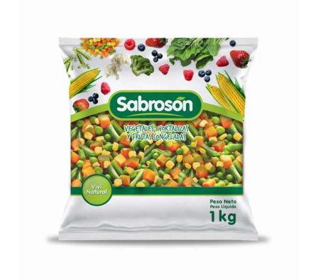 ENSALADA PRIMAVERA SABROSON CONGELADO 1 KG.