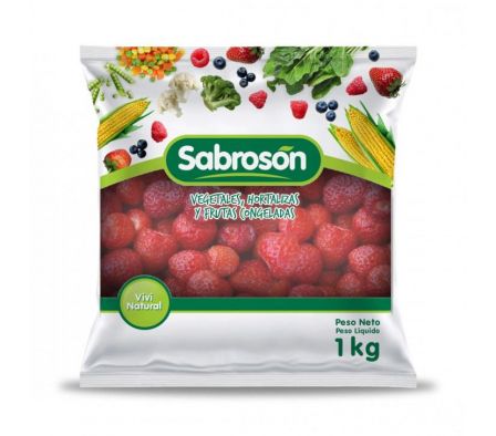 FRUTILLA ENTERA SABROSON CONGELADA 1KG